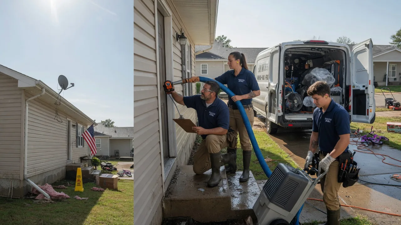 Ceiling Water Damage Restoration in Clairfield, TN near me